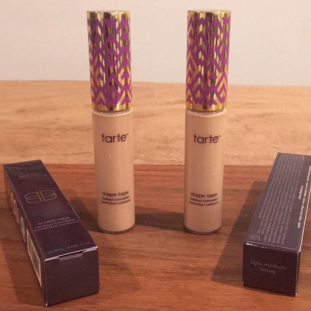 NIB.. 2 Tarte Shape Tapes in Light Medium Honey